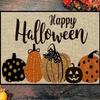 Halloween Pumpkin Floor Mat Washable Non-Slip Indoor Outdoor Entrance Doormat Home Decor Kitchen Bedroom Rugs