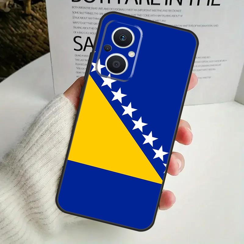 Bosnia Flag Case For OPPO Reno 8 7 6 5 4 Lite 8T 5Z 4Z 10 11F OPPO Find X5 X6 Pro X2 Neo X3 Lite Cover