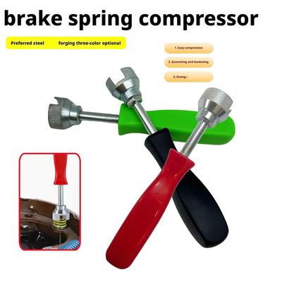 Brake Spring Compression Tool Professional Alloy Steel Drum Brake Repair Kit Ergonomic Handle Multi Functional Spring Cleaner