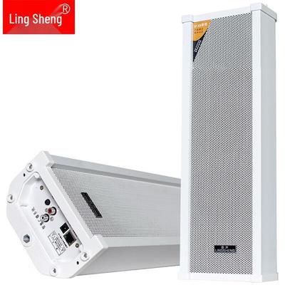 LINGSNENG Outdoor Waterproof Motion Sensor Alarm Speaker Column CN Plug (adapter Included)