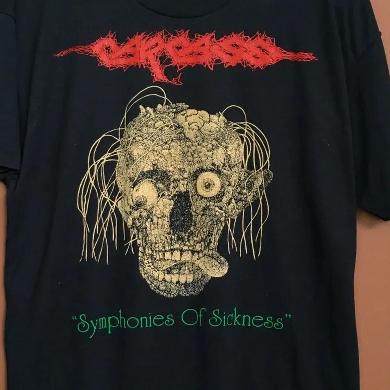 CARCASS band Symphonies of Sickness black T-shirt Unisex Tee All sizes 2F232 M