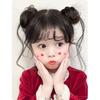 Curly Chignon Kids Messy Hair Bun Hair Extensions False Hair Pieces  for Children