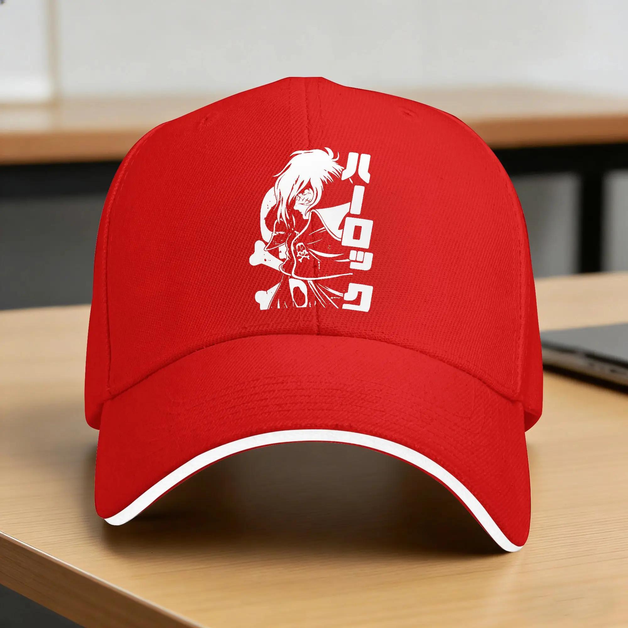 Sun Baseball Cap Summer Unisex Adult Captain Harlock Design Trucker Hat Breathable Classic Outdoor Sports Baseball Caps One Size