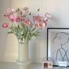 Poppy Pink Icelandic Artificial Flower Bouquet for Living Room Decoration