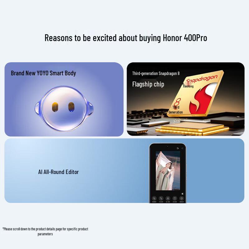Honor 400 Pro 5G AI Camera Smartphone (CN Version)