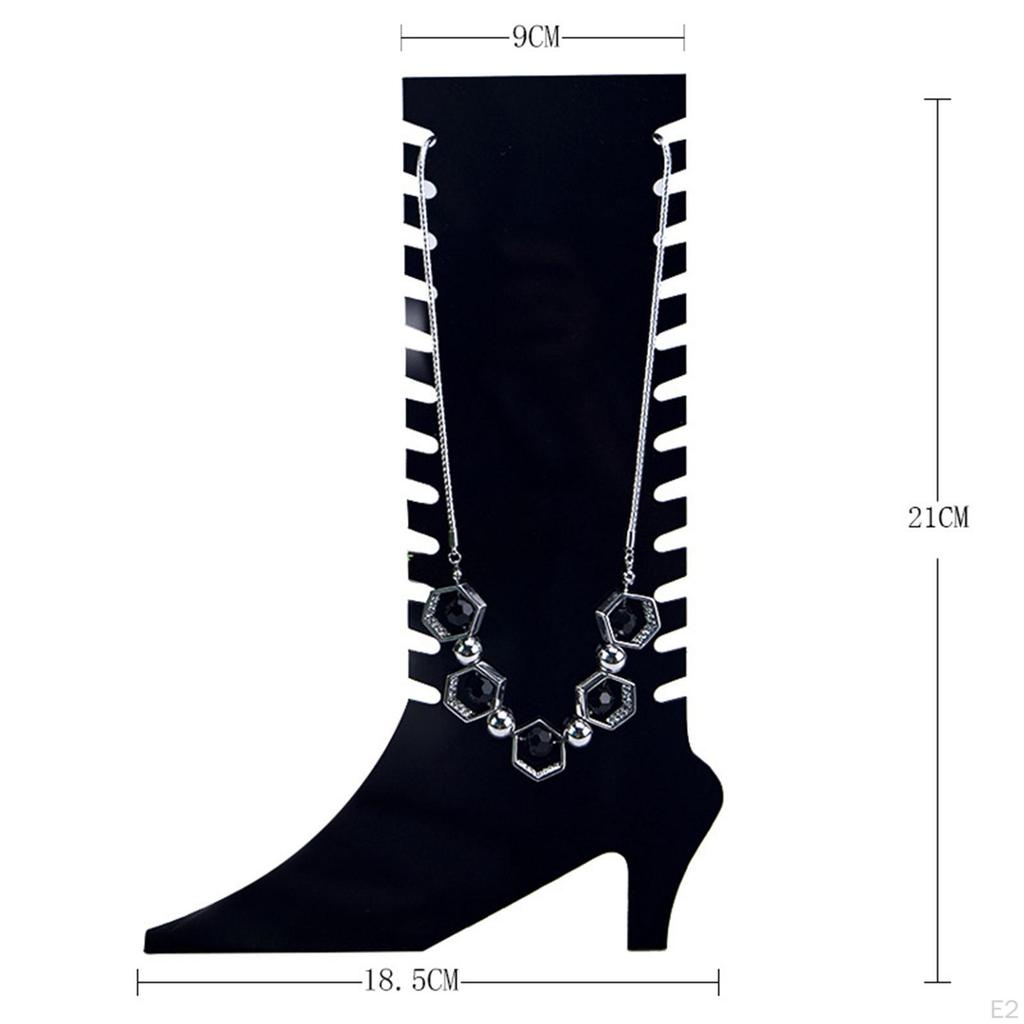 Necklace Display Stand Jewelry Organizer Home Decor Foldable Pendant for Photography