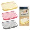Dog Toilet Potty Tray Mesh Grids Litter Box for Bunny Other Pets