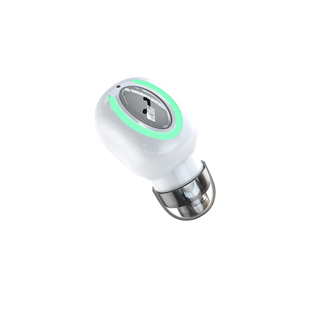 M9 Single Ear Wireless Earphone HD Calls LED Light In-ear Bluetooth 5.1 Headset