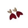 2023 Elegant French Retro Fishtail Earrings - Versatile High-Class Studs