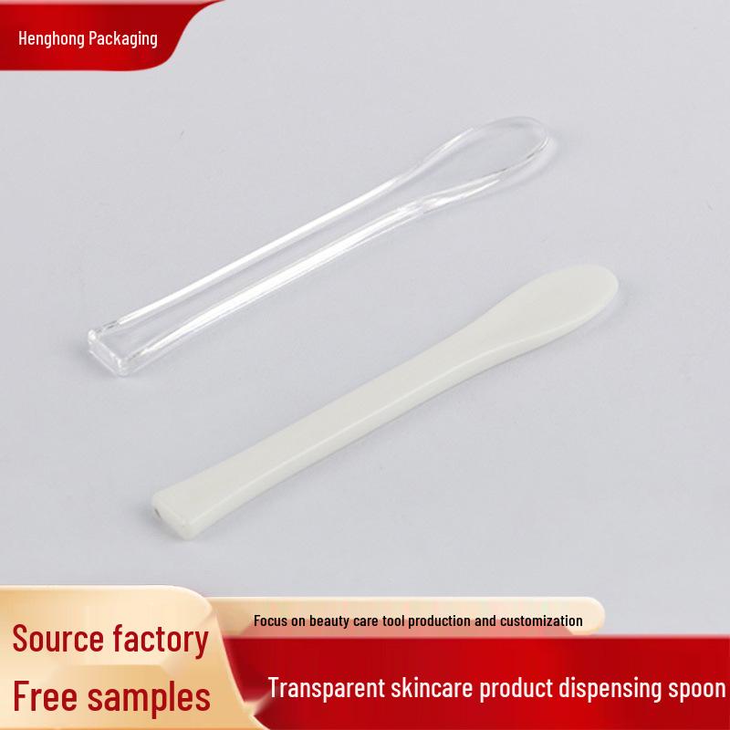 

Portable Transparent PP Mask and Cream Applicator Spoon Translucent