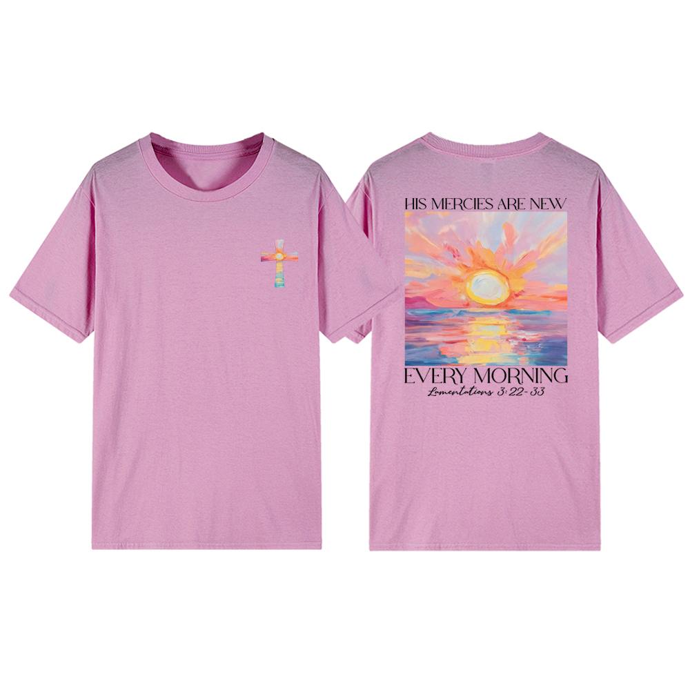 Religious T-shirt Christian Shirt Inspirational Tee Men Women Short Sleeve T-shirts Bible Verse Tops Unisex Graphic T Shirts