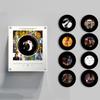 Rotating Disc Night Light Fridge with Activated Singing, Acrylic Decoration