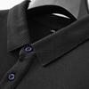 Dibenze Men's Plus Size Long Sleeve Polo Shirt