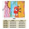 Bad Bunny Blanket Coral Fleece Plush Spring Autumn  Multi-function Soft Throw Blankets for Sofa Office Bedspread