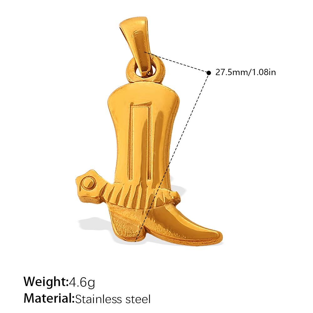 Gold Shoe Bag Clothing Modeling Versatile Pendant, Exquisite Three-Dimensional Design Personalized Diy Jewelry Accessories