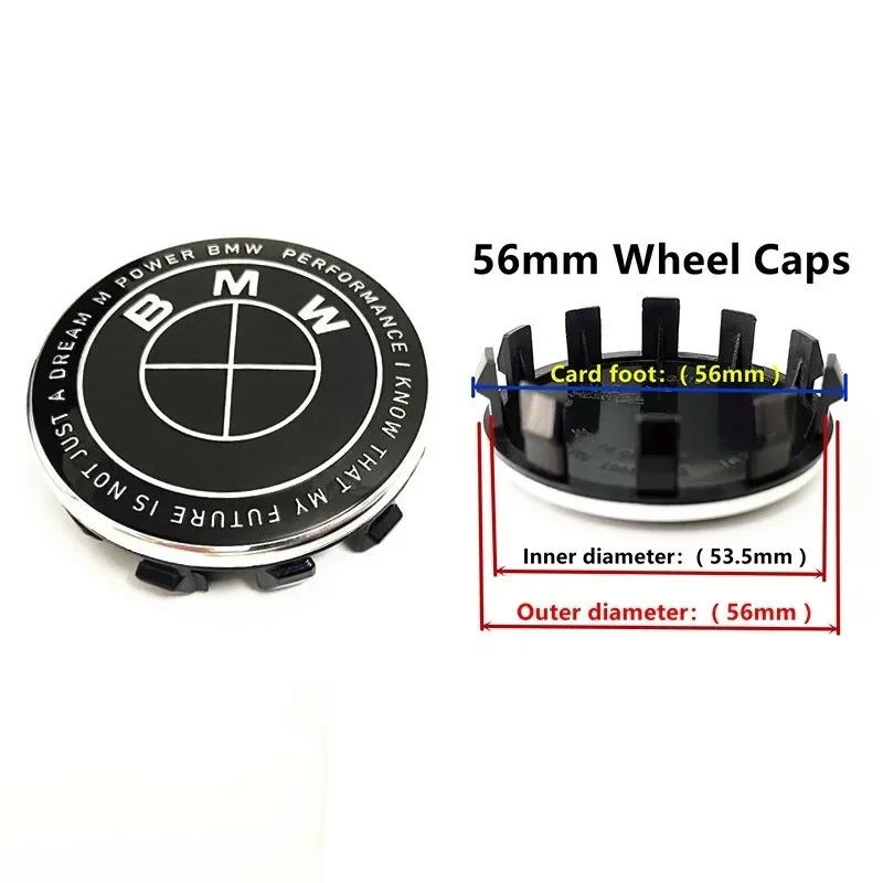 BMW Car Hood Rear Emblem Steering Wheel Stickers Rims Cap Badge 1/4/7 Pcs Compatible with G01 G20 X3 X5 F30 E36 F20 E46 X6 M4 E6 Bzvm78