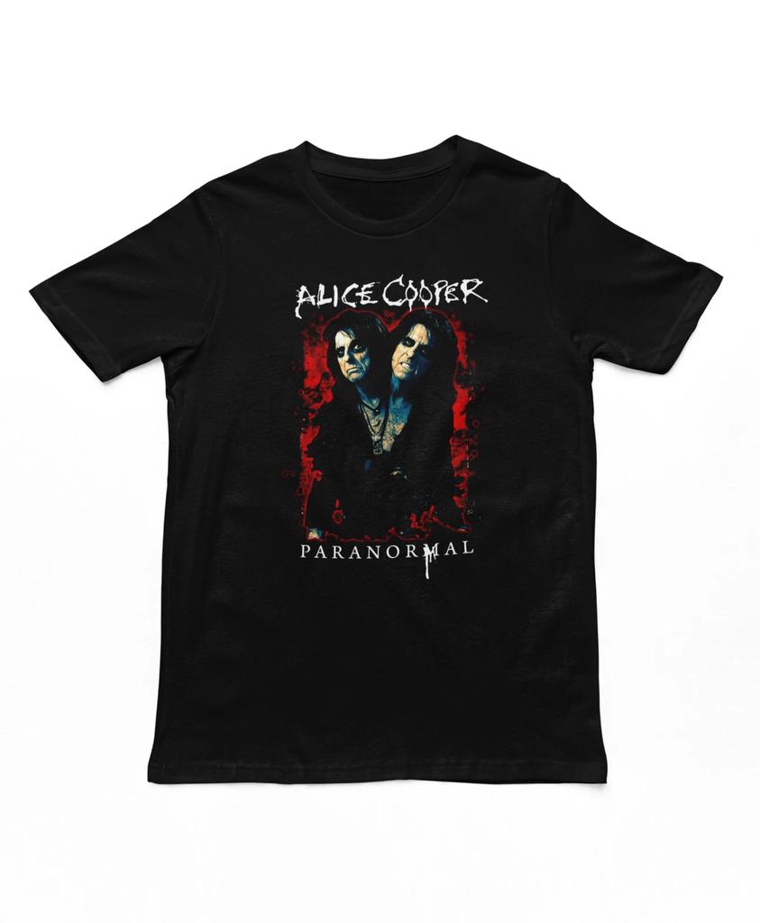 Alice Cooper Paranormal Herren T-Shirt Musik Klassisch Konzert Rockband T-Shirt Schwarz