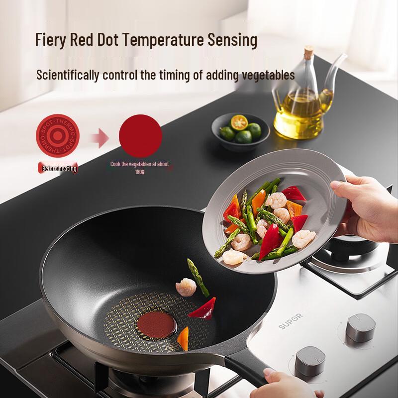 SUPOR Titanium Non-Stick Wok 32cm