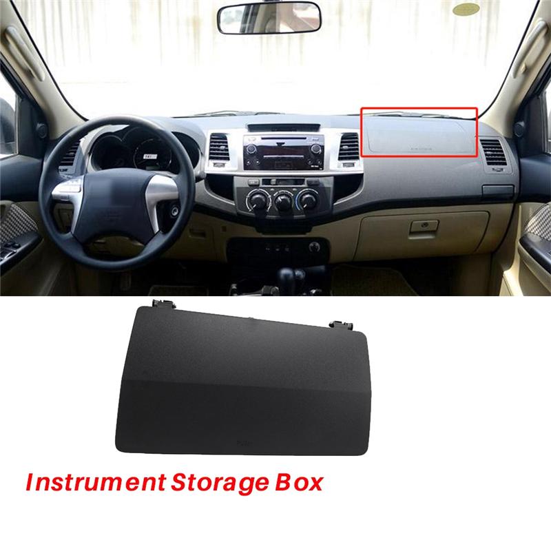 A03E-Car Dashboard Storage Box 55042-0K020-B0 For Toyota Hilux Vigo Mk6 Mk7 Fortuner Upper trument Glove Box