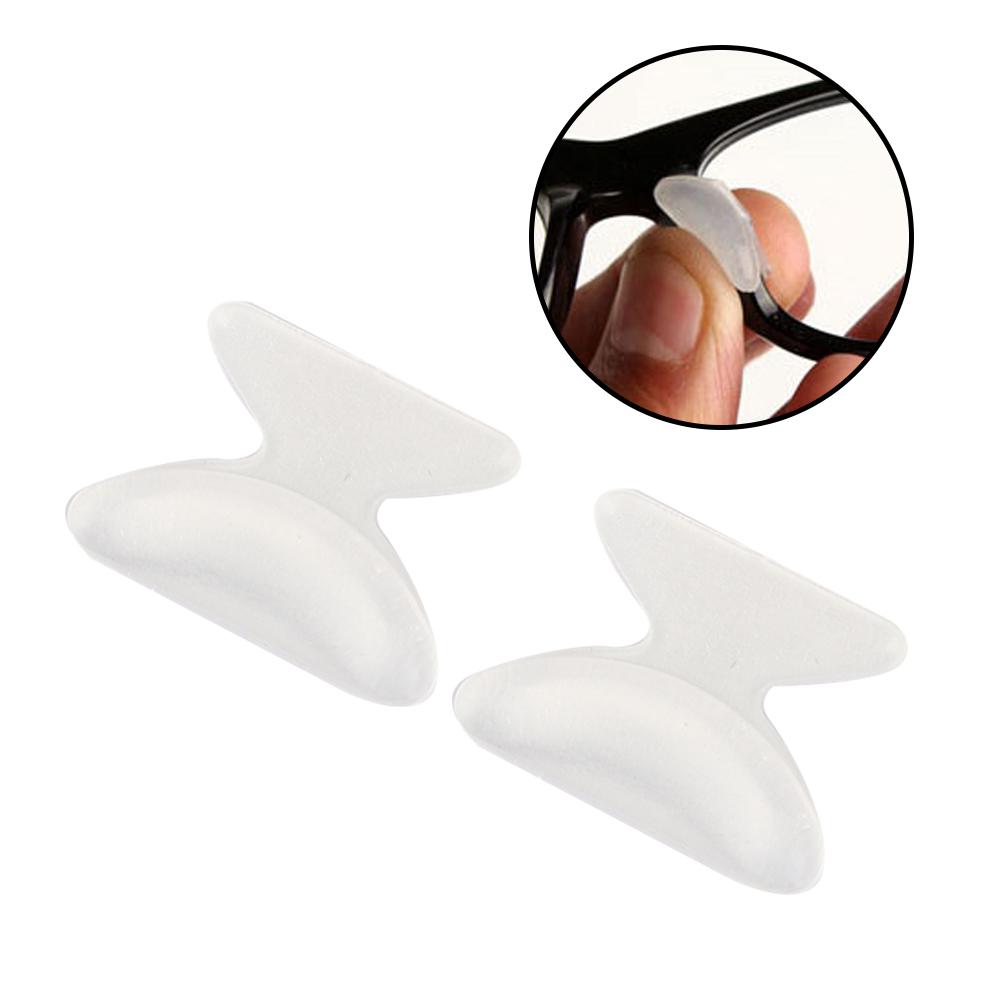 20 Pairs Soft Silicone Anti Slip Nose Pads Glasses Sunglasses Accessories White