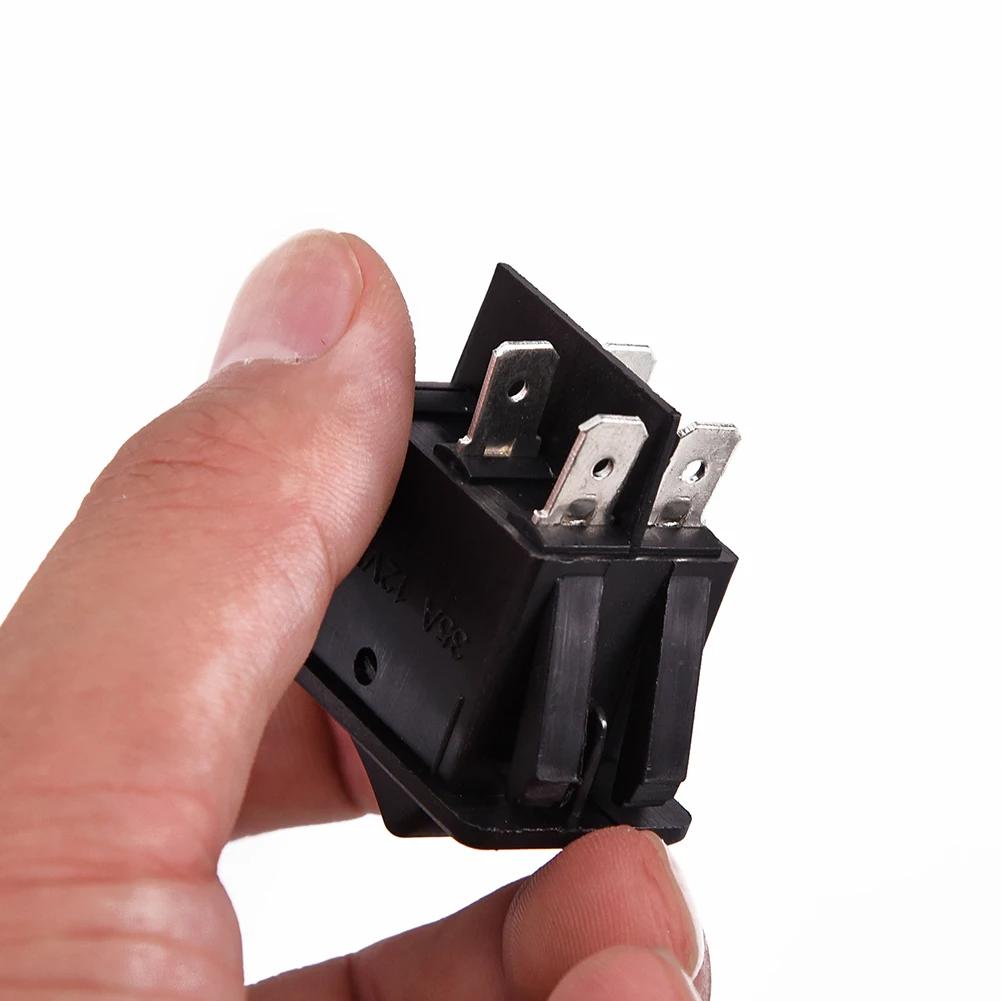 4PCS Rocker Switches ASW17D ON/OFF 2 Position 4 Pin LED 12V 35A for Fog Lamp Lighting and Work Light Control in Vehicles