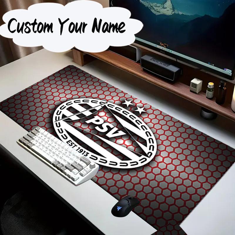 Custom Name Mouse pad Psv Eindhoven Crest Mouse Pad Desk Mat, Non-Slip Rubber Backer Pad For Computer Notebook Gaming Mouse Pad Birthday Gift