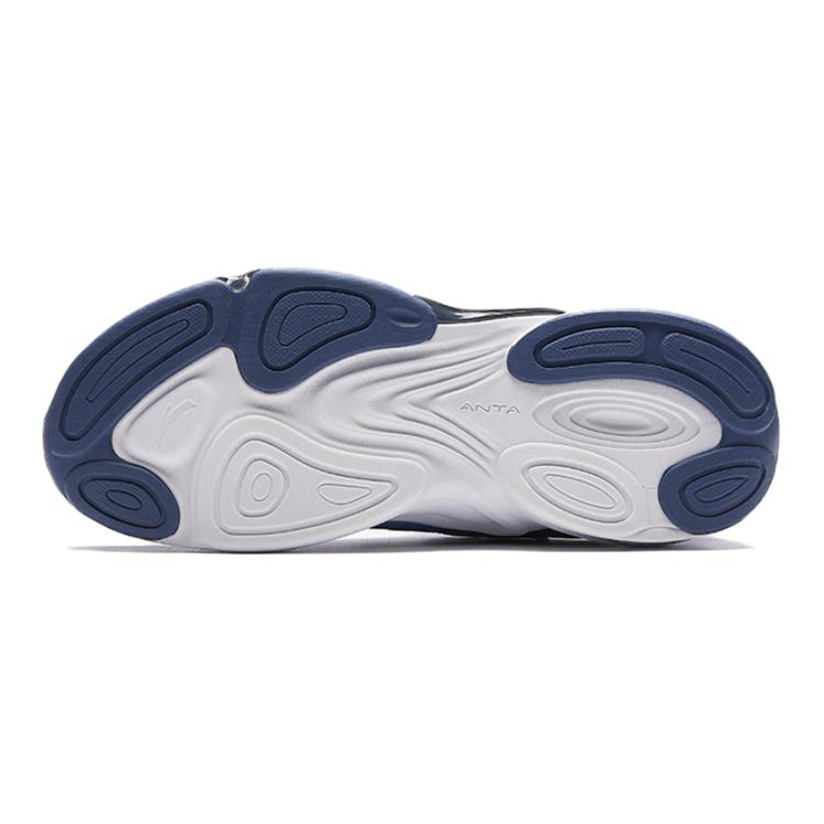 Anta Comfortable Breathable Shock Absorbing Durable Kids Casual Shoes Kids Sneakers White Blue 312428815-2
