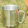 500ml Stainless Steel Camping Mug Outdoor Backpacking Cup with Carabiner Handle for Hiking Camping Traveling