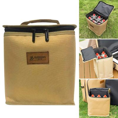 Custodia Porta Fornello da Campeggio Portatile Contenitore per Fornello da Cucina Resistente all'Usura Grande Capacità Porta Utensili da Esterno