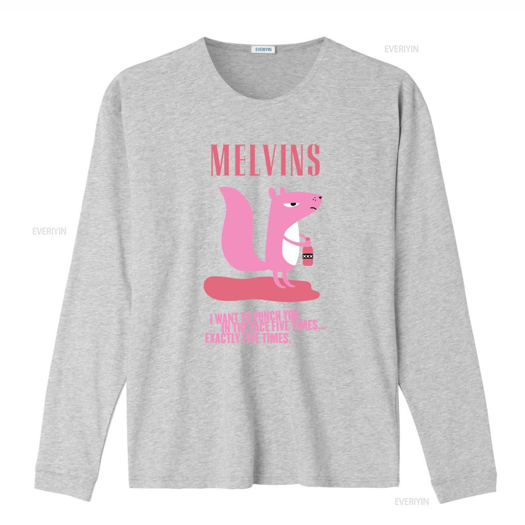 Melvins Band YK T Shirt I Want to Punch You in the NZ vintage Washed Breathable Top For Everyday Wear Soft graphic fashion