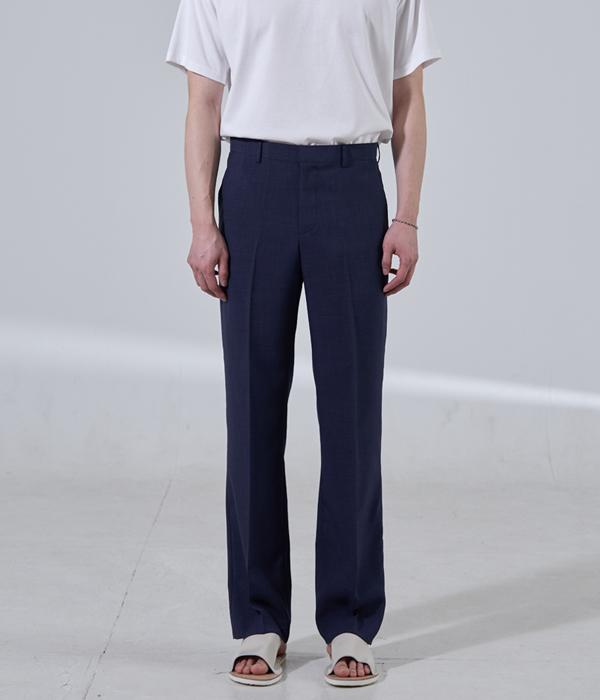 HYOJI [Summer] Customizable Long Semi-Wide Slacks (4 Colors)