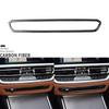 Real Carbon Fiber Console CD Button Cover For BMW 3 4 Series M4 G20 G28 G22 G82