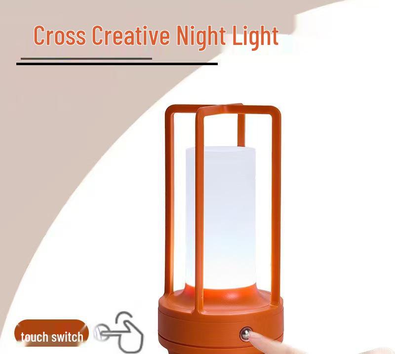 Creative Macaron Color LED Table Lamp: USB Rechargeable, Plug-in, Portable Camping & Cartoon Atmosphere Night Light