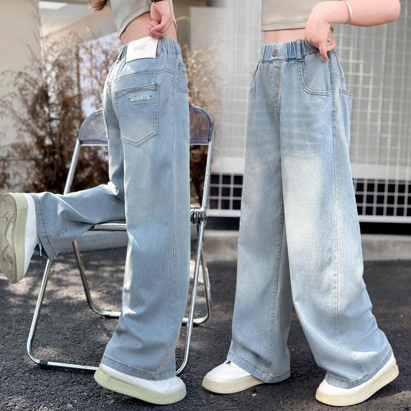 Girls' Jeans Summer Wear 2025 New Style Children's Summer Thin Pants