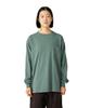 Garment Dyed Short Sleeve and Dark Size XL L/S T-Shirt TS-25AU012, T-Shirt, Men's Women's, Green,