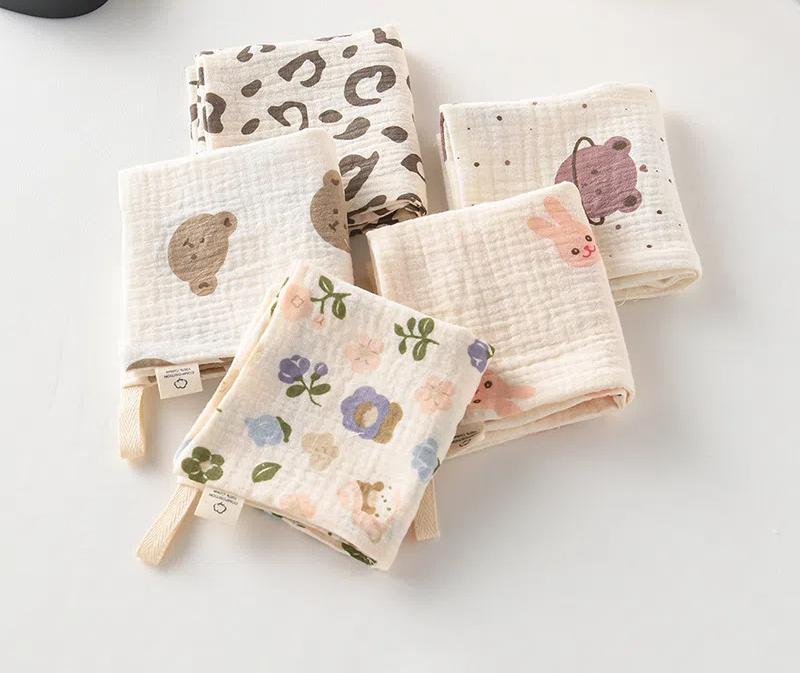 

Детское полотенце для слюны, Полотенце из чистой хлопковой марли для новорожденных, Детская салфетка для отрыжки, Детский носовой платок, Маленькое квадратное полотенце для умывания лица