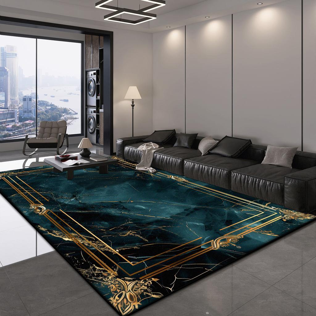 Nordischer Luxusteppich Wohnzimmerdekoration Lounge Kaffeetische Rutschfeste Große Teppiche 200x300 Faltbare Schlafzimmer Bettvorleger Weiche Matten