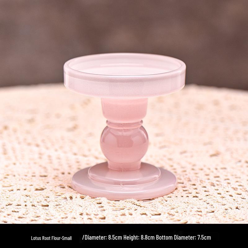 Розовый Романтичный Подсвечник для Свадебного Ужина