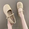Summer Round Toe Ladies Footwear Mary Jane Women's Flat Shoes 2025 Low Price Comfortable Fashion Elegant Dress Shoe Wholesale