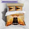 3pcs Agatsuma Zenitsu Cover Set - Personalized Name, HD Printed Bedding with 1 Cover and 2 Pillowcases - Perfect for Home Decor, Easy Care