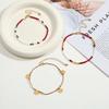 European Bohemian Multi-Color Beaded Layered Pendant Anklet