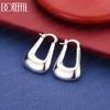 925 Sterling Silver U-Shaped Drop Earrings Fashion Jewelry Evening Jewelry