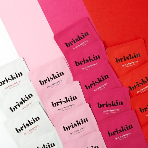 Briskin Real Fit Second Skin Biocellulose Mask Pack [Trouble Care] (10ea)