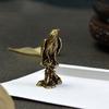 Brass Figurine Handmade Delicate Wear-resistant Gifts Long Lasting Antique Brass Eagle Decor Home