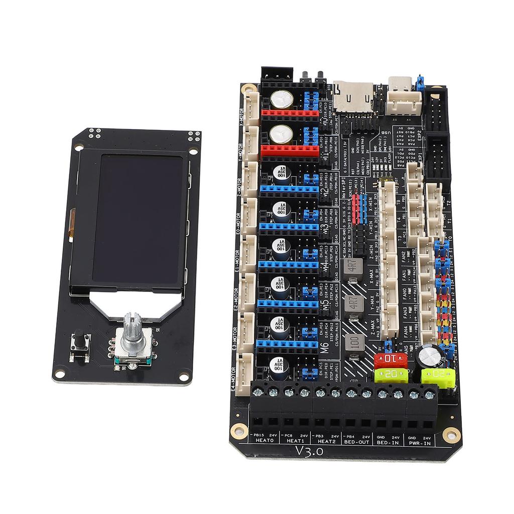 3D Printer Motherboard for Spider V3.0 8 TMC Drivers 8 PWM Fans Uart SPI 3D Printer Part Set for VORON 2.4 Switchwire 8