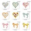 10 /26pcs Wholesale Fresh Letter Embroidery Patch Diy Floral Heart Bow Iron On Patches For Clothes Jackets Backpack Sew Stickers 