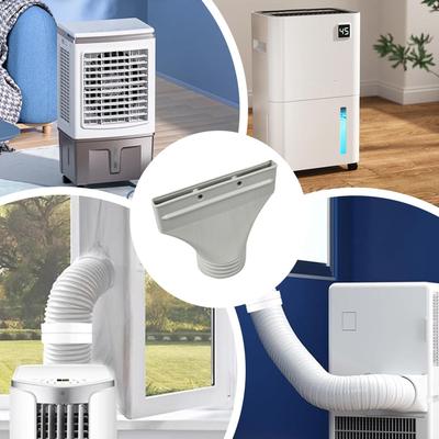 Flat AC Hose Adapter Portable Air Conditioner Exhaust Pipe Coupler Slim Flat Duct Fittings Accessories For Air Conditioning