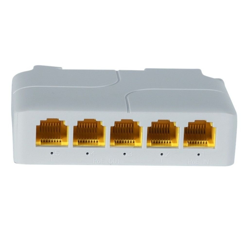 Industrial Network Switch Repeater 4 Port PoE Repeater for IP Port Transmission Extender