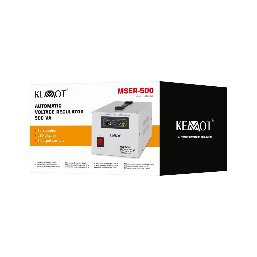 Voltage Regulator Servomotor 230V 500VA Kemot