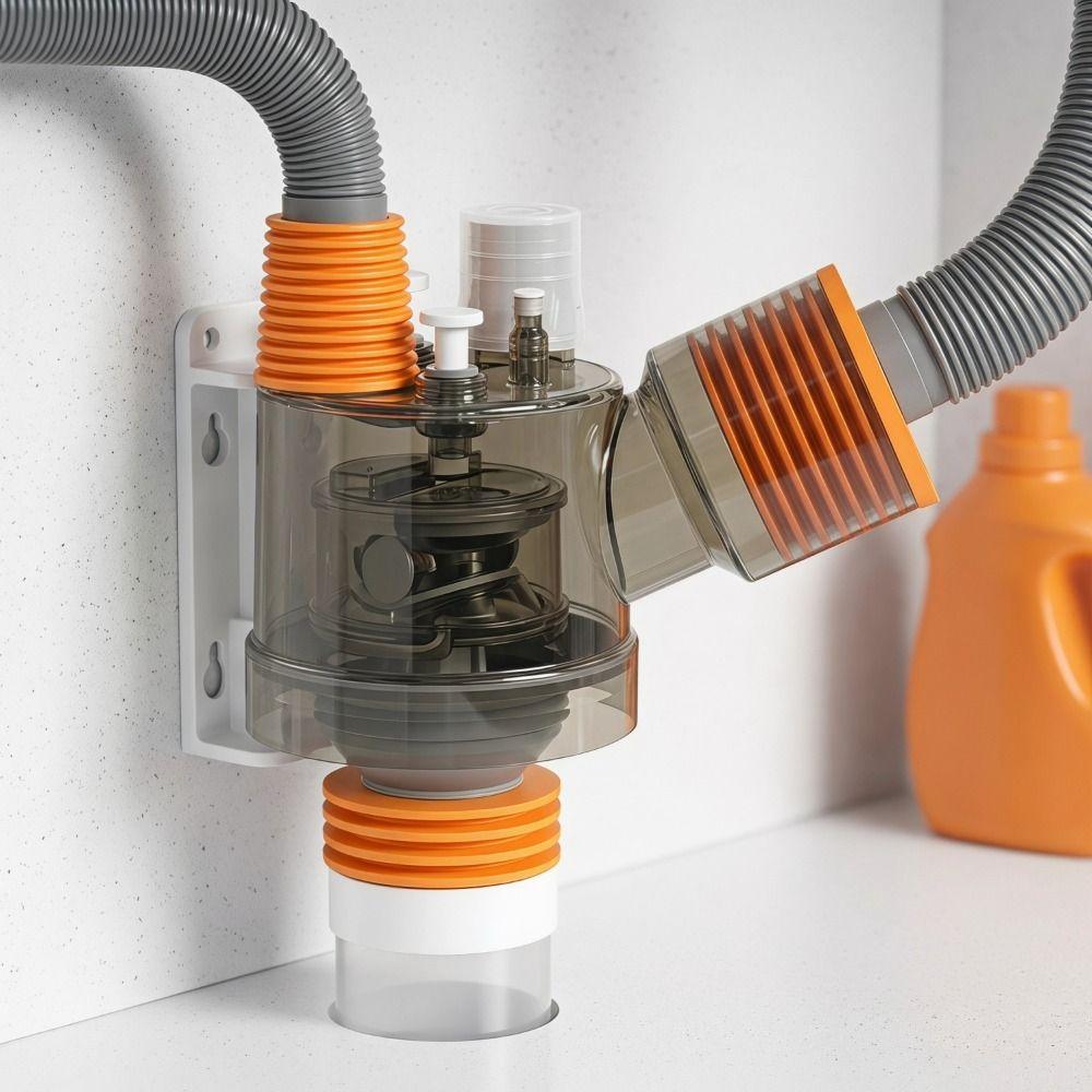 Triple Drainage Pipe Diverter Floor Drain Connects Compatible Air Conditioning